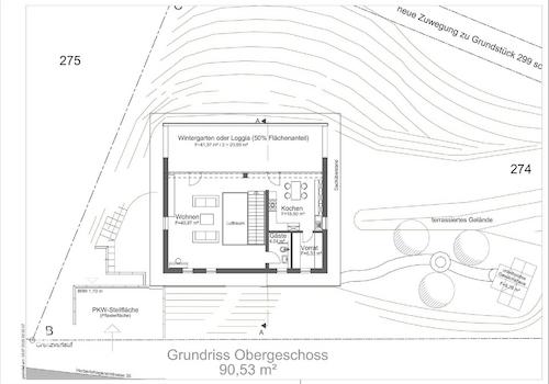 Grundriss erste Etage 