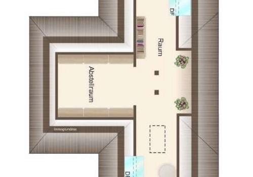 Grundriss Spitzboden