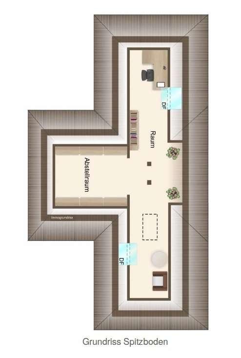 Grundriss Spitzboden