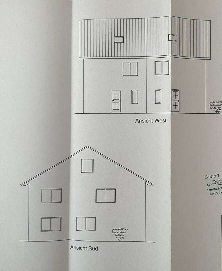 Haus 1+2_Ansichten Süd_West