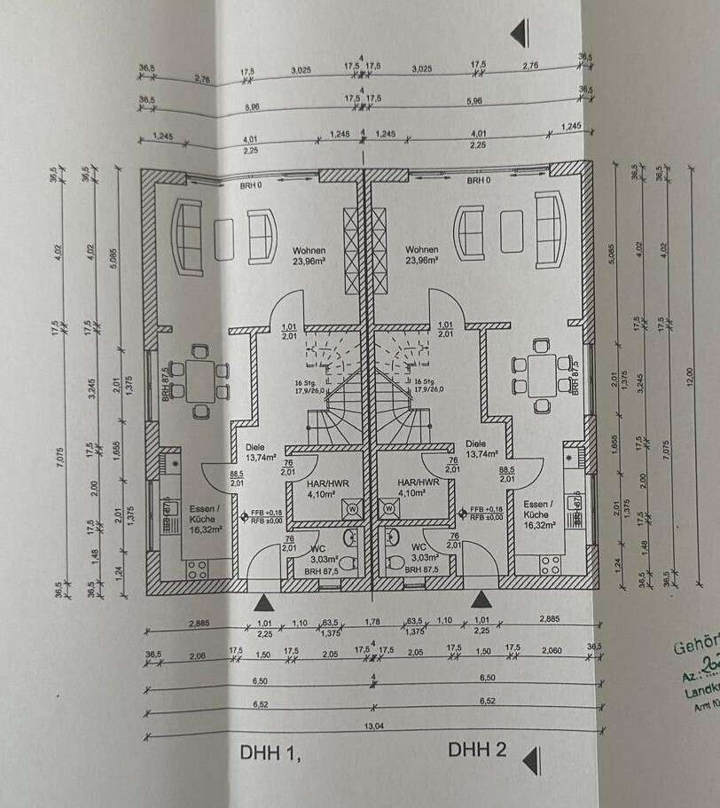 Haus 1+2_Grundriss Erdgeschoss