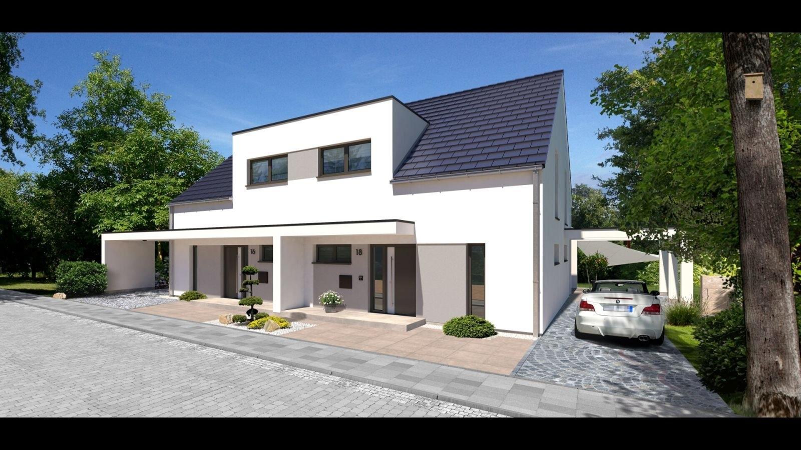 Ansicht Vorderseite optional mit Bauteilen