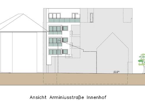 Ansicht West Innenhof