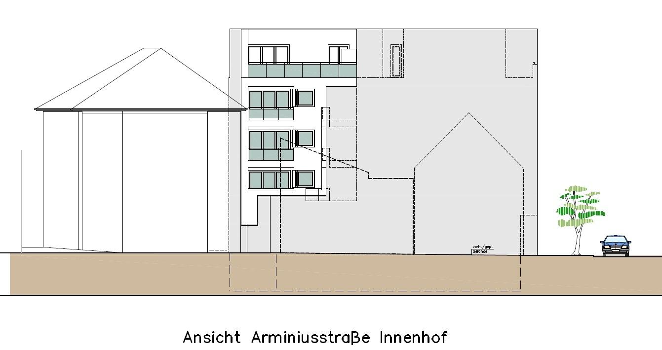 Ansicht West Innenhof