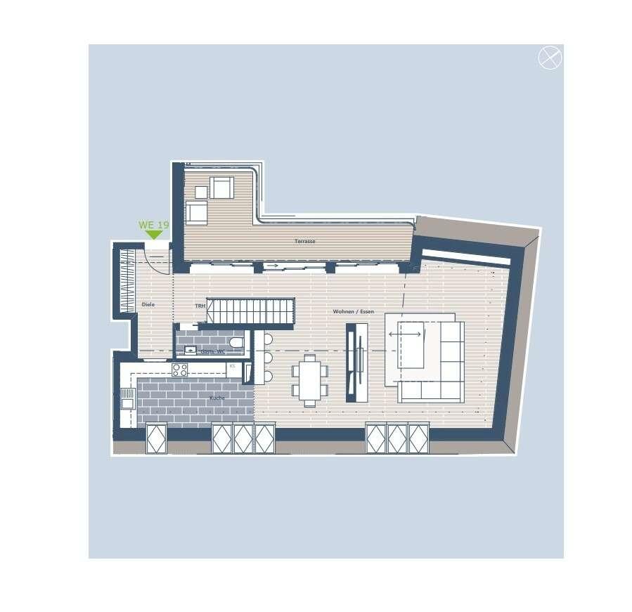 Grundriss WE 19.1 Penthouse