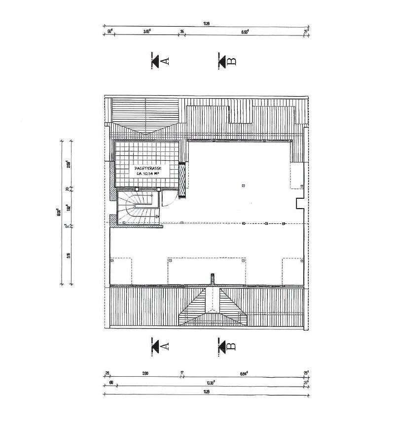 Grundriss Spitzboden
