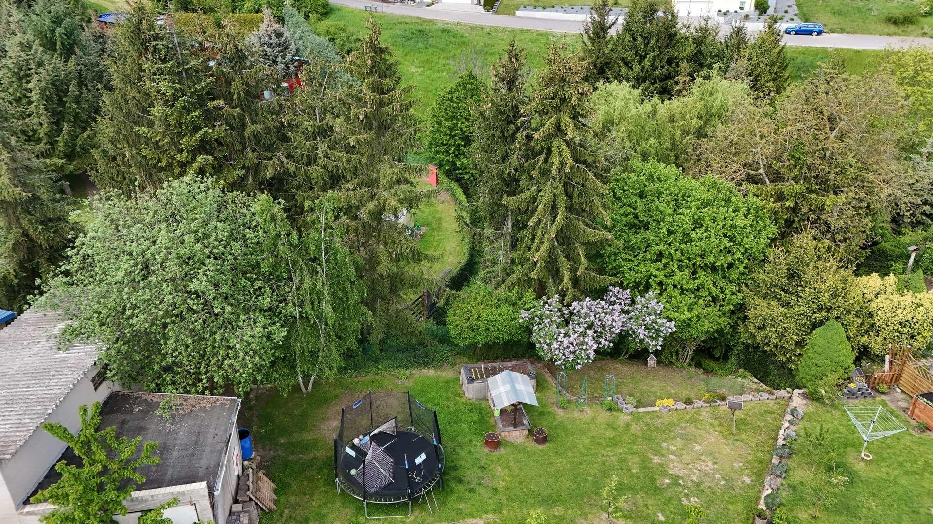 Luftbild hinterer Teil Grundstück