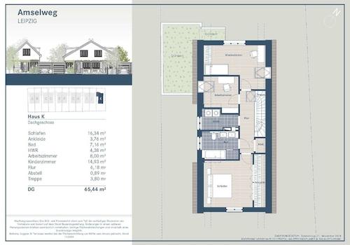 Grundriss Haus K Dachgeschoss