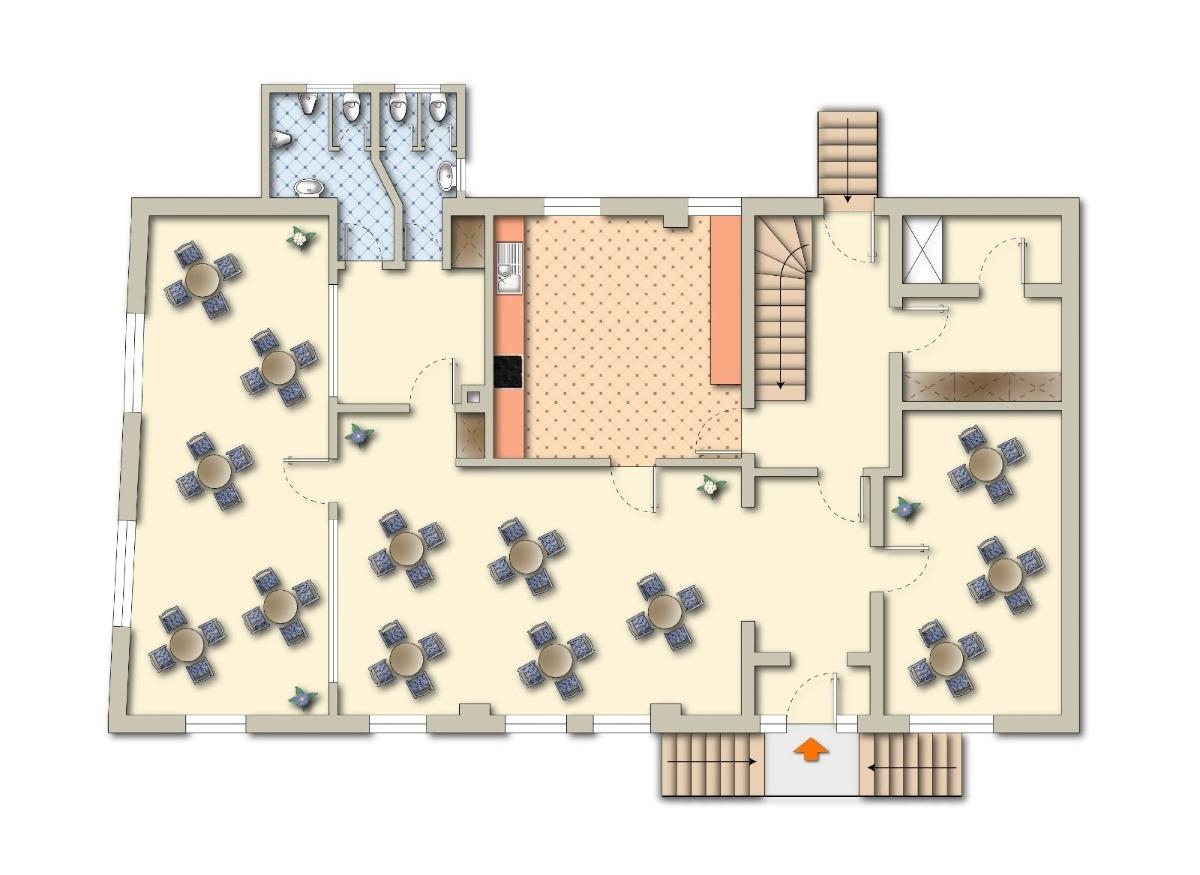 Gasthaus, möbliert (EG)