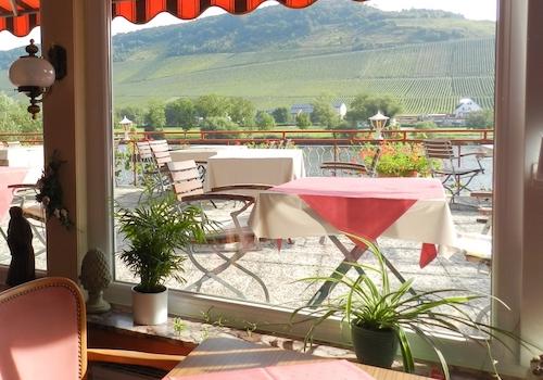 Blick aus dem Restaurant