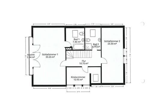 Grundriss Dachgeschoss