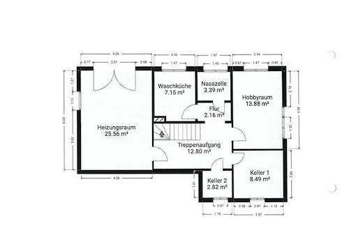 Grundriss Kellergeschoss