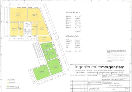Grundriss Obergeschoss 