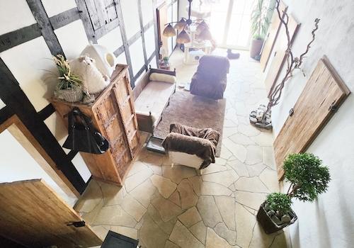 kleine Diele von oben