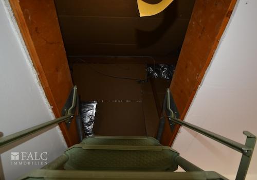 gedämmter Dachboden