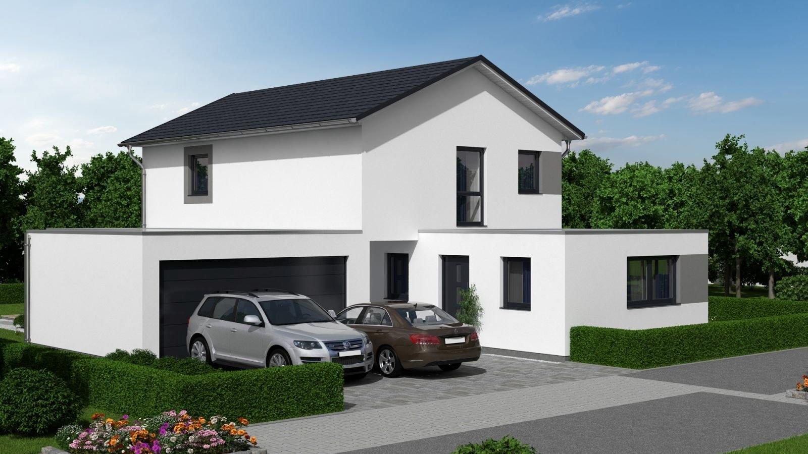 Hauseingangsseite optional mit Erweiterungen