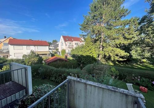 Ausblick vom Balkon