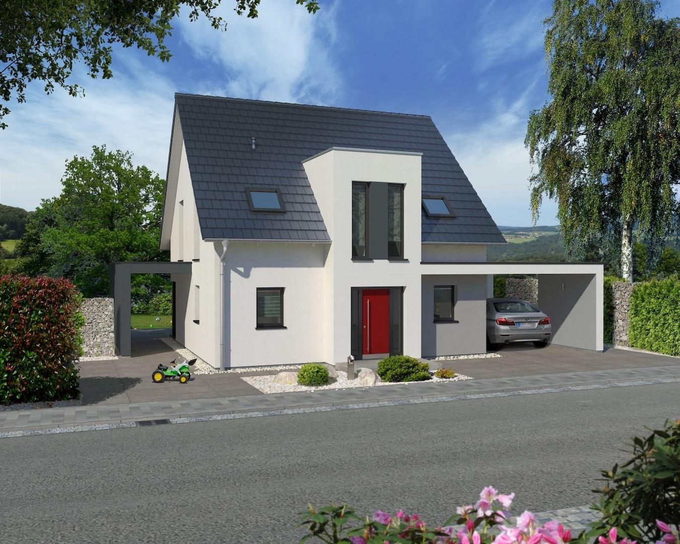 Gestaltungsvorschlag Hauseingangsseite