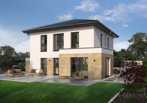 Ansicht vom Garten optional mit Erweiterung