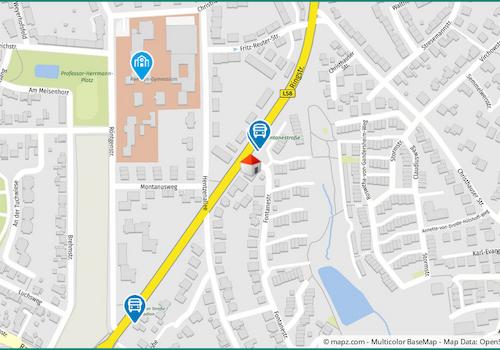 Geolyzer Kartenausschnitt