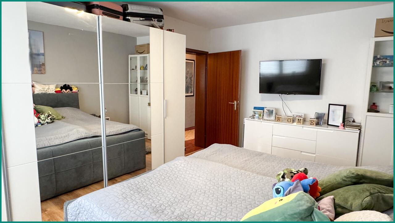 Viel Platz im Schlafzimmer