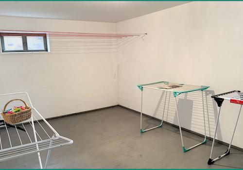 Trockenraum im Gemeinschaftskeller