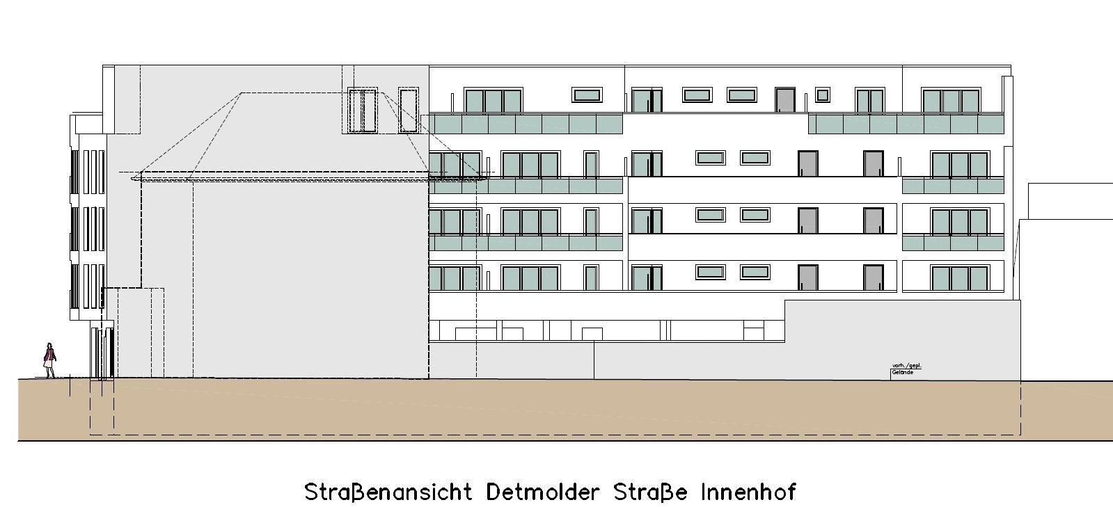 Ansicht Innenhof hinten
