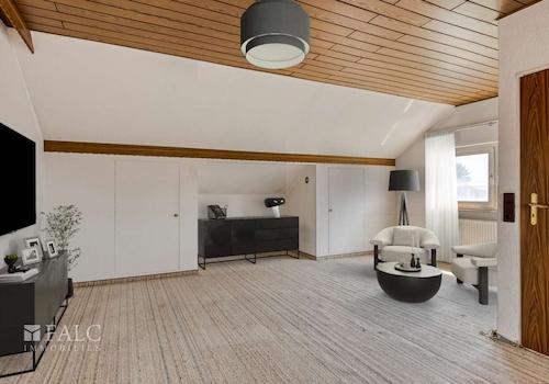 Wohnbereich DG virtuell gestaged