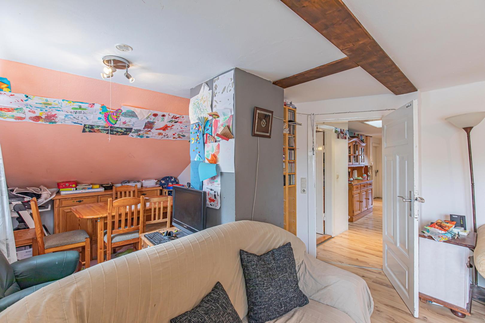 Essbereich im Wohnzimmer