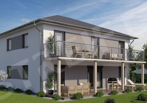 Ansicht optional mit Balkon