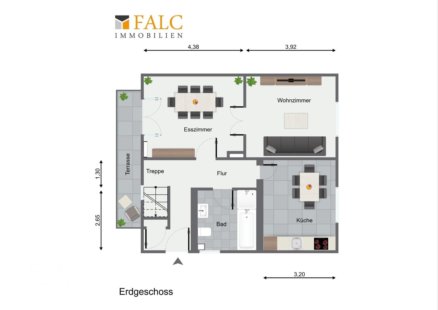 Grundriss Wohnhaus EG