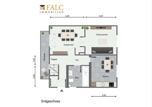 Grundriss Wohnhaus EG