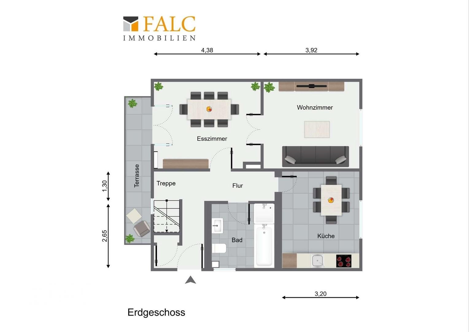 Grundriss Wohnhaus EG