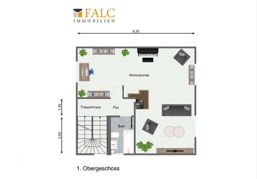 Grundriss Wohnhaus 1.OG