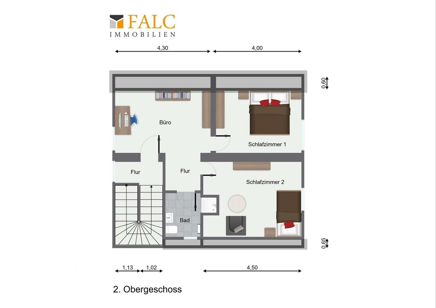 Grundriss Wohnhaus 2.OG