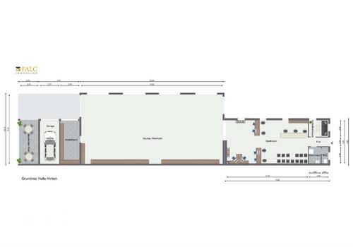 Grundriss Halle