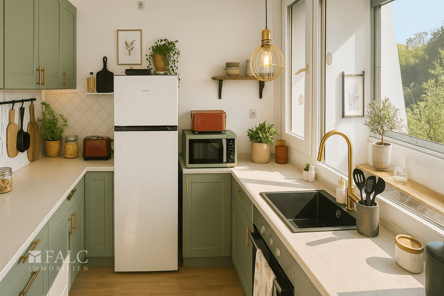 Einrichtungsbeispiel Küche