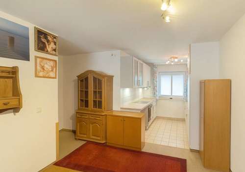 Wohnzimmer Blick offfene Küche