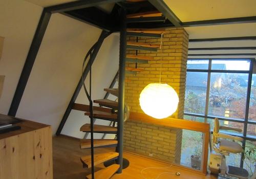 Wendeltreppe zum Dachbaden