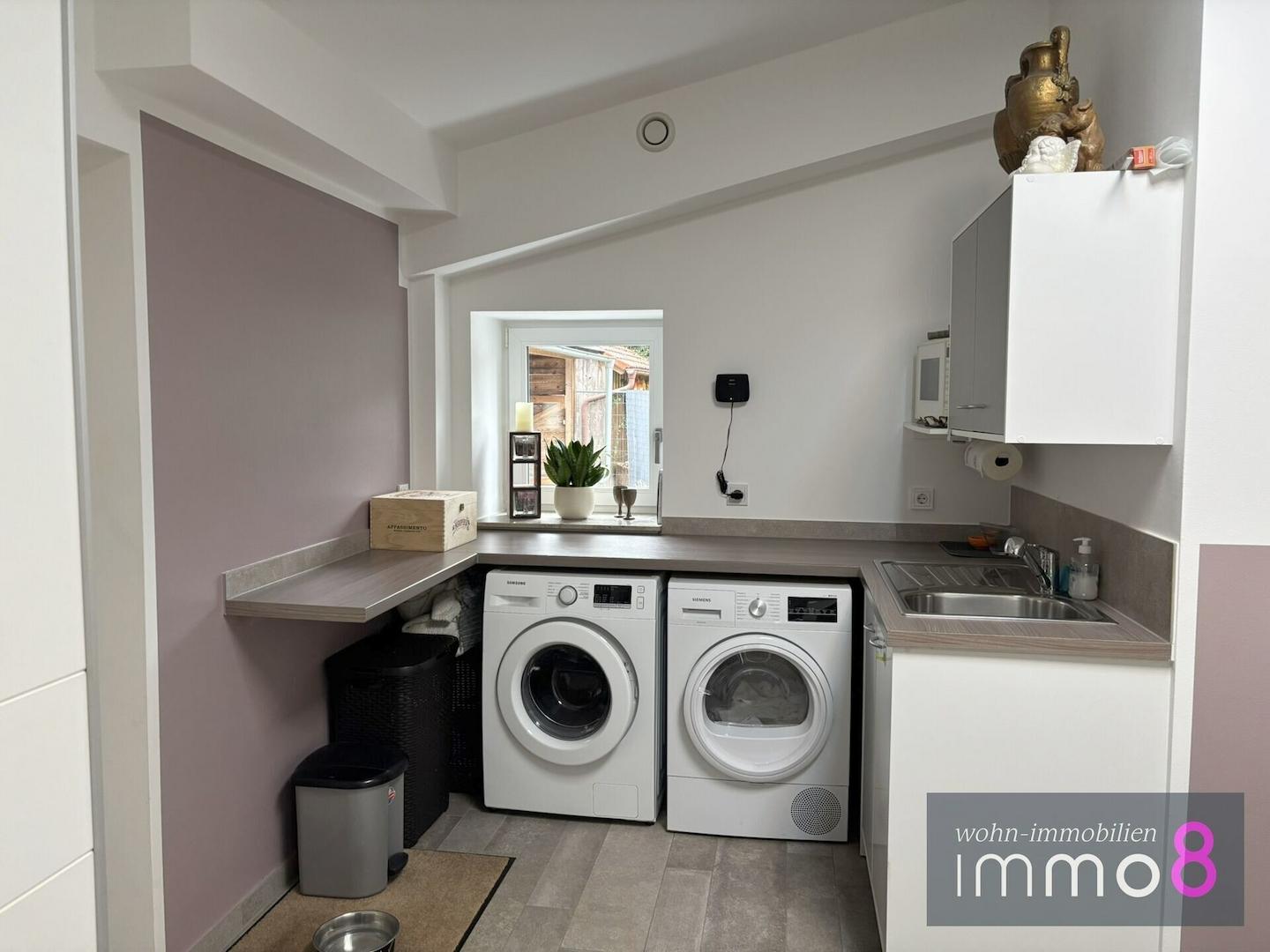 separater Hauswirtschaftsraum