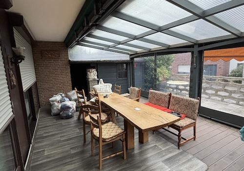 Viel Platz auf der Terrasse