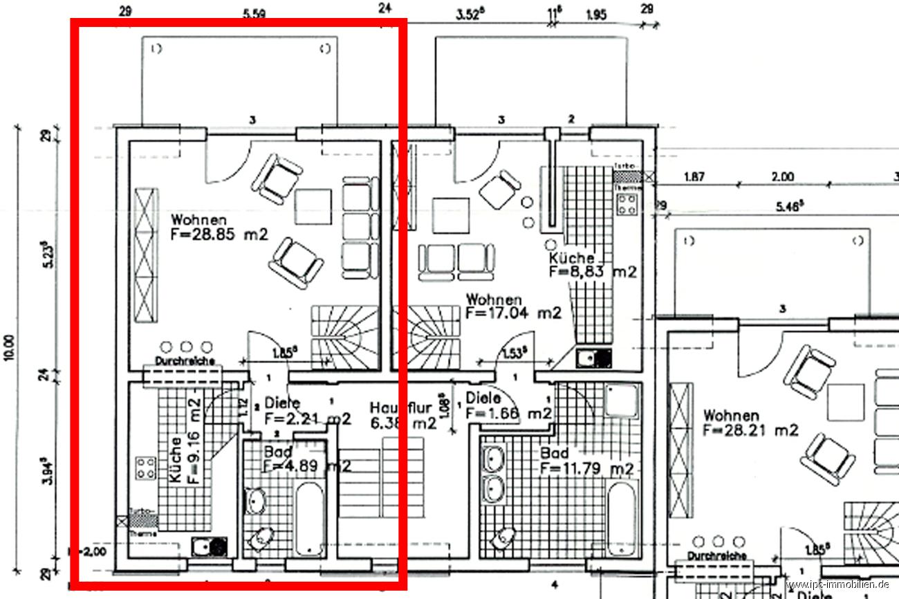 Beispielwohnung Grundriss