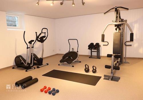 So könnte das Sportzimmer aussehen