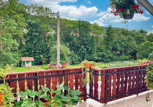 Ausblick von Terrasse vorn