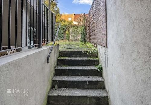 Kellertreppe zum Garten