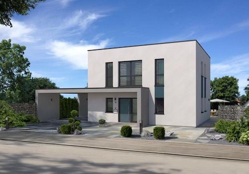 Eingangsbereich optional mit Carport