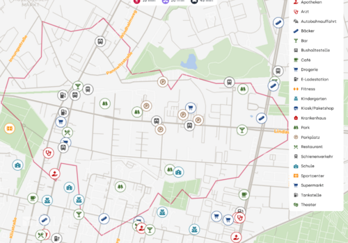 Lageplan Mikrolage