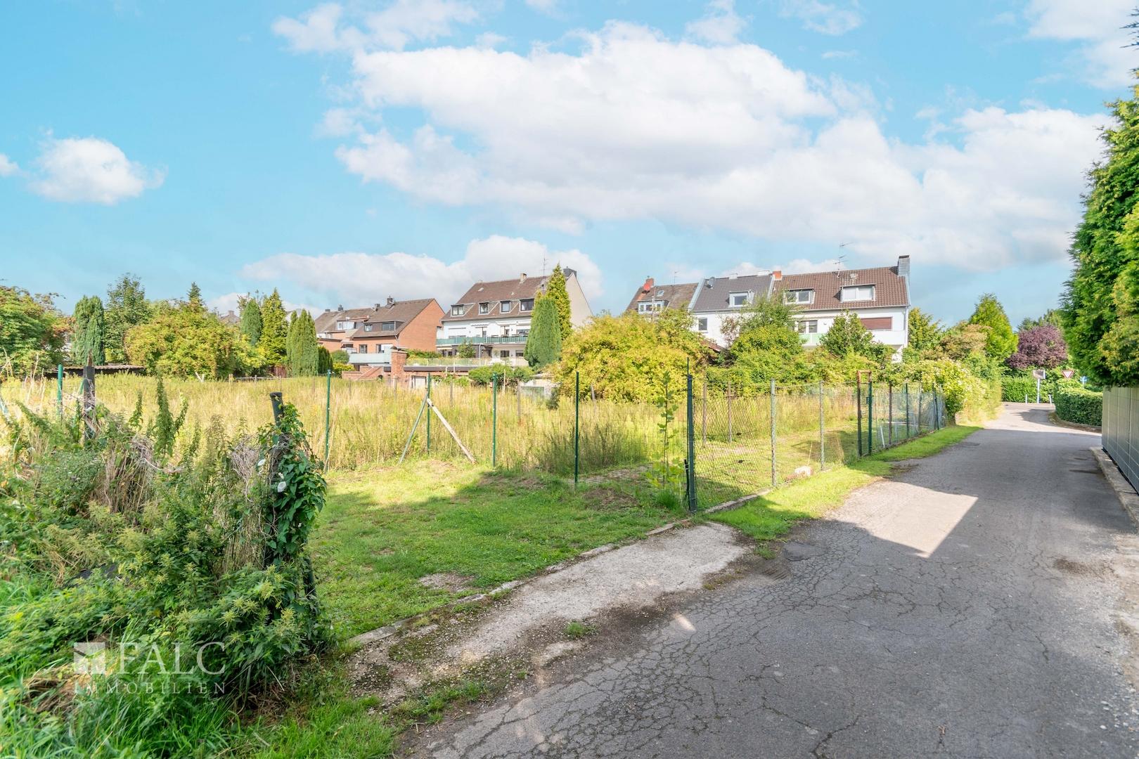 Ansicht Grundstück und Zufahrt