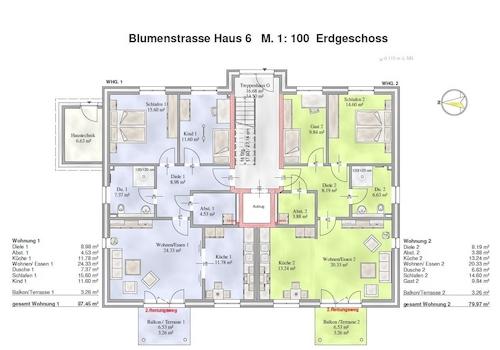 Grundrisse Erdgeschosss