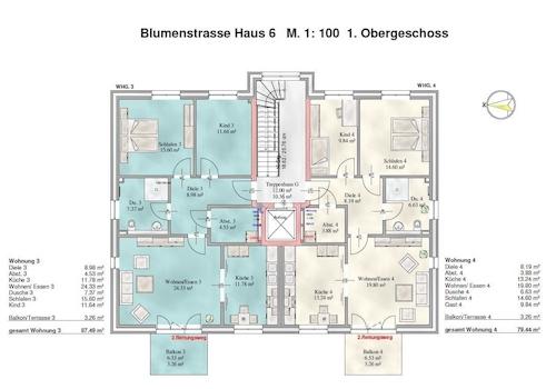 Grundrisse 1. Obergeschoss